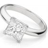 Brilliant Princess diamond engagement ring