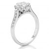 CHARLSTON – Double claw vintage diamond engagement ring