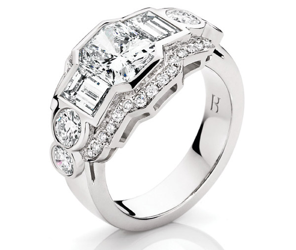 DECO DREAM – Art Deco diamond dress ring