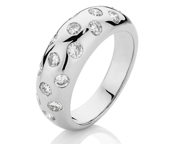 Disco Gypsy Set Diamond Dress Ring