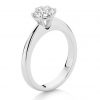 Emily Fine wire solitaire ring