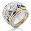 Golden Iconic Princess, marquise & diamond iconic ring