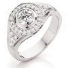 HARPER HALO – Bezel halo diamond dress ring