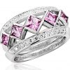 ICONIC PINK PRINCESS – Princess cut pink Sapphire dress ring