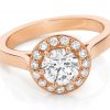 Rose Radiance diamond engagement ring