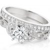 Rumba Forever Vintage style diamond engagement ring