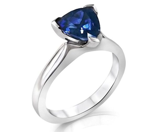 Sapphire Trilliance - blue sapphire ring