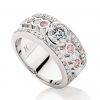 Iconic Pink & White Diamondwide Ring