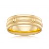 Urban J2106 mens gold wedding ring