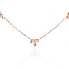 Three Leaves: Three Leaf Rose Gold Necklace