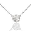 SOLITAIRE ILLUSION – ROUND DIAMOND CLUSTER PENDANT