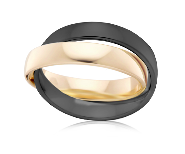 ZIRCONIUM YELLOW – 2 IN 1 YELLOW & ZIRCONIUM RING