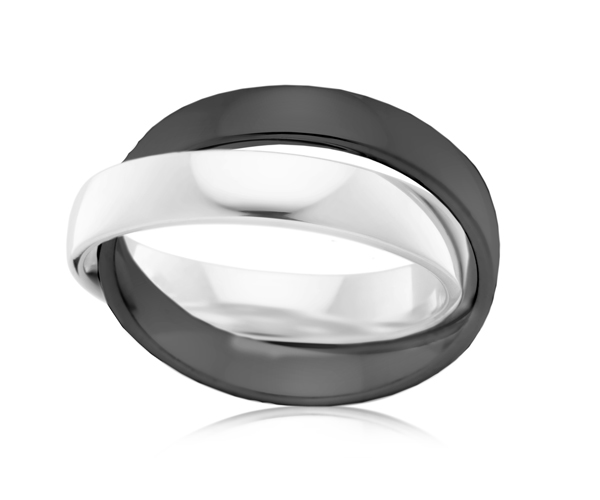 ZIRCONIUM WHITE – 2 IN 1 WHITE & ZIRCONIUM RING