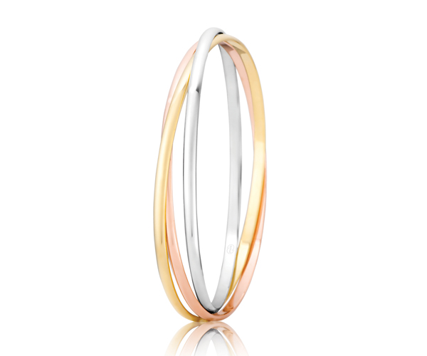 DOUBLE BAY – 3 IN 1 THREE GOLD BANGLE