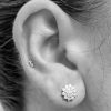 Starburst Earrings 18ct